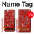S3354 Red Classic Bandana Hülle Schutzhülle Taschen für iPhone 6 Plus, iPhone 6s Plus