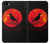 S3328 Crow Red Moon Hülle Schutzhülle Taschen für iPhone 5 5S SE
