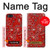 S3354 Red Classic Bandana Hülle Schutzhülle Taschen für iPhone 5 5S SE