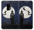 S3249 Peter Pan Fly Full Moon Night Hülle Schutzhülle Taschen für Samsung Galaxy S9 Plus