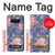 S3265 Vintage Flower Pattern Hülle Schutzhülle Taschen für Note 8 Samsung Galaxy Note8