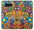 S3281 Colorful Hippie Flowers Pattern Hülle Schutzhülle Taschen für Note 8 Samsung Galaxy Note8