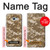 S3294 Army Desert Tan Coyote Camo Camouflage Hülle Schutzhülle Taschen für Samsung Galaxy A5 (2017)