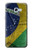 S3297 Brazil Flag Vintage Football Graphic Hülle Schutzhülle Taschen für Samsung Galaxy A5 (2017)
