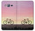S3252 Bicycle Sunset Hülle Schutzhülle Taschen für Samsung Galaxy J3 (2016)