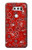S3354 Red Classic Bandana Hülle Schutzhülle Taschen für LG V30, LG V30 Plus, LG V30S ThinQ, LG V35, LG V35 ThinQ