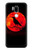 S3328 Crow Red Moon Hülle Schutzhülle Taschen für LG G7 ThinQ