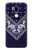 S3357 Navy Blue Bandana Pattern Hülle Schutzhülle Taschen für LG G7 ThinQ