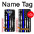 S3244 Thin Blue Line USA Hülle Schutzhülle Taschen für LG G6