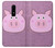 S3269 Pig Cartoon Hülle Schutzhülle Taschen für OnePlus 6
