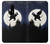 S3323 Flying Elephant Full Moon Night Hülle Schutzhülle Taschen für OnePlus 6
