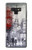 S1295 Eiffel Painting of Paris Hülle Schutzhülle Taschen für Note 9 Samsung Galaxy Note9