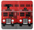 S2058 England British Double Decker Bus Hülle Schutzhülle Taschen für Note 9 Samsung Galaxy Note9