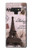 S2211 Paris Postcard Eiffel Tower Hülle Schutzhülle Taschen für Note 9 Samsung Galaxy Note9