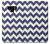 S2345 Navy Blue Shavron Zig Zag Pattern Hülle Schutzhülle Taschen für Note 9 Samsung Galaxy Note9