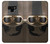 S2645 Vintage Brown Goggles Motorcycle Helmet Hülle Schutzhülle Taschen für Note 9 Samsung Galaxy Note9