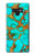 S2688 Aqua Copper Turquoise Gemstone Graphic Hülle Schutzhülle Taschen für Note 9 Samsung Galaxy Note9