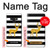S2794 Black and White Striped Deer Gold Sparkles Hülle Schutzhülle Taschen für Note 9 Samsung Galaxy Note9