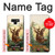 S2841 Vintage Reindeer Christmas Hülle Schutzhülle Taschen für Note 9 Samsung Galaxy Note9