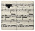 S3082 Music Sheet Hülle Schutzhülle Taschen für Note 9 Samsung Galaxy Note9