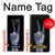 S3101 X-ray Peace Sign Fingers Hülle Schutzhülle Taschen für Note 9 Samsung Galaxy Note9
