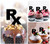 TA0687 Rx Pharmacy Symbol Kuchenaufsätze Hochzeit Geburtsta Acryl Cupcake Kuchen Topper für Kuchen Party Dekor 10 Stück