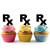 TA0687 Rx Pharmacy Symbol Kuchenaufsätze Hochzeit Geburtsta Acryl Cupcake Kuchen Topper für Kuchen Party Dekor 10 Stück