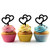 TA0720 Two Hearts Love Valentine Kuchenaufsätze Hochzeit Geburtsta Acryl Cupcake Kuchen Topper für Kuchen Party Dekor 10 Stück