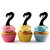 TA0778 Cobra Snake Head Kuchenaufsätze Hochzeit Geburtsta Acryl Cupcake Kuchen Topper für Kuchen Party Dekor 10 Stück