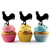 TA0819 Combed Rooster Kuchenaufsätze Hochzeit Geburtsta Acryl Cupcake Kuchen Topper für Kuchen Party Dekor 10 Stück TA0819 Combed Rooster Kuchenaufsätze Hochzeit Geburtsta Acryl Cupcake Kuchen Topper für Kuchen Party Dekor 10 Stück