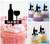 TA0879 Wine Bottle Glass Kuchenaufsätze Hochzeit Geburtsta Acryl Cupcake Kuchen Topper für Kuchen Party Dekor 10 Stück