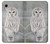 S1566 Snowy Owl White Owl Hülle Schutzhülle Taschen für iPhone XR