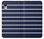 S2767 Navy White Striped Hülle Schutzhülle Taschen für iPhone XR