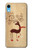 S3081 Wooden Raindeer Graphic Printed Hülle Schutzhülle Taschen für iPhone XR