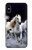 S0246 White Horse Hülle Schutzhülle Taschen für iPhone X, iPhone XS
