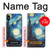 S0582 Van Gogh Starry Nights Hülle Schutzhülle Taschen für iPhone X, iPhone XS