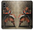 S0796 Japan Red Samurai Hülle Schutzhülle Taschen für iPhone X, iPhone XS