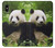 S1073 Panda Enjoy Eating Hülle Schutzhülle Taschen für iPhone X, iPhone XS