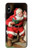 S1417 Santa Claus Merry Xmas Hülle Schutzhülle Taschen für iPhone X, iPhone XS