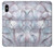S2316 Dark Blue Marble Texture Graphic Print Hülle Schutzhülle Taschen für iPhone X, iPhone XS