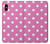 S2358 Pink Polka Dots Hülle Schutzhülle Taschen für iPhone X, iPhone XS