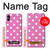 S2358 Pink Polka Dots Hülle Schutzhülle Taschen für iPhone X, iPhone XS