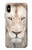 S2399 White Lion Face Hülle Schutzhülle Taschen für iPhone X, iPhone XS
