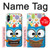 S2521 Cute Nerd Owl Cartoon Hülle Schutzhülle Taschen für iPhone X, iPhone XS
