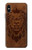S2529 Leo Zodiac Tattoo Brown Graphic Print Hülle Schutzhülle Taschen für iPhone X, iPhone XS