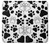 S2904 Dog Paw Prints Hülle Schutzhülle Taschen für iPhone X, iPhone XS