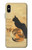 S3229 Vintage Cat Poster Hülle Schutzhülle Taschen für iPhone X, iPhone XS