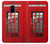 S0058 British Red Telephone Box Hülle Schutzhülle Taschen für Samsung Galaxy A8 (2018)