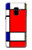S0157 Composition Red Blue Yellow Hülle Schutzhülle Taschen für Samsung Galaxy A8 (2018)