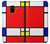 S0157 Composition Red Blue Yellow Hülle Schutzhülle Taschen für Samsung Galaxy A8 (2018)